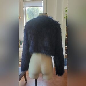 Faux fur jacket